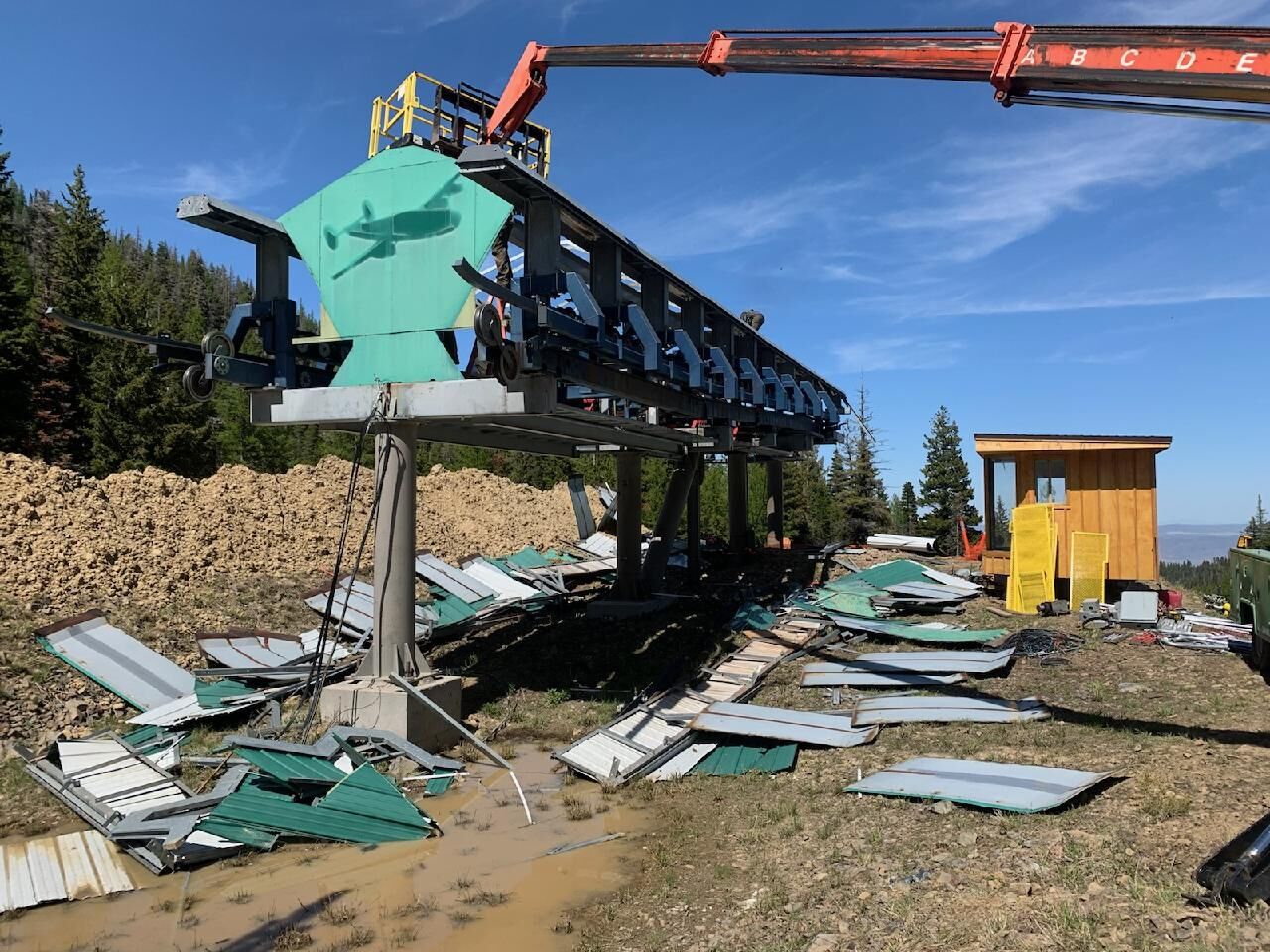 Chairlift construction